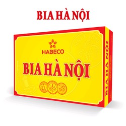 Thùng 24 lon bia Hà Nội 330ml/lon