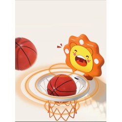 [Basketball] Đồ chơi ném bóng rổ cảm biến tính điểm, gấp gọn được cho bé kèm bóng - Đồ chơi vận động thông minh