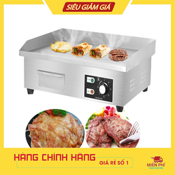 Bếp chiên rán mặt phẳng dùng điện tráng men chống dính cao cấp