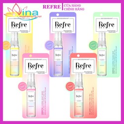 Chính hãng Xịt Khử Mùi Refre Deodorant Whitening Perfume 30ml đủ mùi