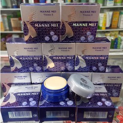 Chính hãng KEM DƯỠNG TRẮNG DA VITAMIN E , C MANNE MEI 6G