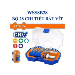 BỘ 28 CHI TIẾT BẮT VÍT WADFOW CHÍNH HÃNG MODEL: WSS8B28
