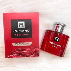 Chính hãng Nước hoa Romano Attitude đỏ 50ml