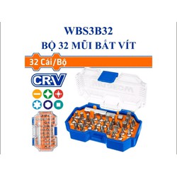 BỘ 32 MŨI BẮT VÍT ĐA NĂNG WADFOW CHÍNH HÃNG MODEL: WBS3B32
