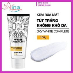 Chính hãng Sữa rửa mặt Tút da trắng khỏe Oxy White Complete 100g