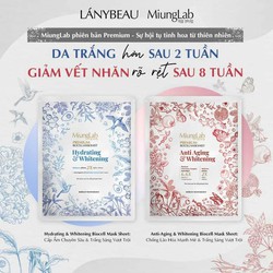 Chính hãng [1 Hộp 10 miếng] Mặt Nạ Sinh Học Dưỡng Da Cao Cấp Miung Lab 3 giúp da Trắng Hồng Làn Da Chống Lão Hóa