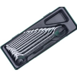Bộ cờ lê 2 đầu, 10 chi tiết ( 6x7 - 30x32 mm) W25110SP Jonnesway
