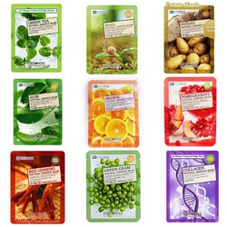 Chính hãng Combo 5 gói Mặt nạ 3D dưỡng da Food A Holic Hàn Quốc - Chính Hãng