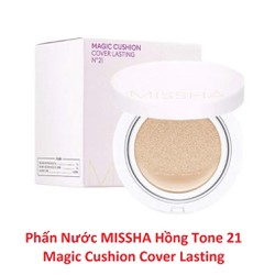 Chính hãng PHẤN NƯỚC MISSHA MAGIC CUSHION COVER LASTING TONE 21 – (HỒNG)
