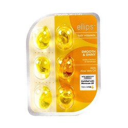 Chính hãng Serum Dưỡng Tóc Ellips Hair Vitamin Smooth & Shiny (vĩ màu vàng)