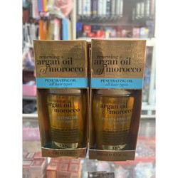 Chính hãng TINH DẦU DƯỠNG TÓC OGX RENEWING ARGAN OIL OF MOROCCO PENETRATING OIL (ALL HAIR TYPES 100ML)