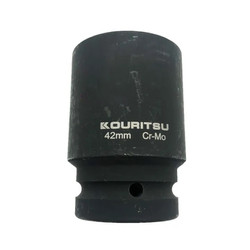 Đầu khẩu tuýp dài 1 inch 42mm Kouritsu thép Cr-Mo siêu cứng tương thích với máy mở siết ốc 1"