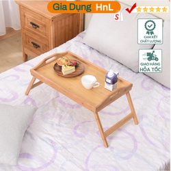 HnL Store Bàn gấp tre, khay dã ngoại, nội thất văn phòng gia đình WoodCraft