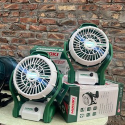 Quạt Chạy Điện Chạy Pin himoki quạt pin himoki chân pin phổ thông 4cm có điêu tốc chạy trực tiếp điện 220V