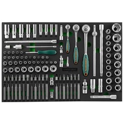 Bộ dung cụ 121 chi tiết bao gồm khay của tủ dụng cụ 7 ngăn C-7DW191V (ngăn thứ 1) S04H45121SV