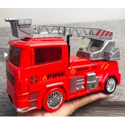Đồ Chơi Xe Cứu Hoả Biến Hình Robot - Phát Sáng, Phát Nhạc Phun Được Nước