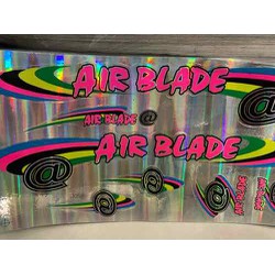 Bộ tem xe đạp AIRBLADE chữ màu hồng hàng nhập Thái Lan chất lượng cao dành trang trí riêng cho dòng xe này, tem màu sắc cực đẹp và bền, giá bán cực tốt bán lẻ như bán sỉ