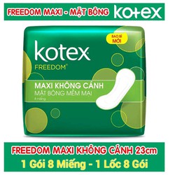 Băng vệ sinh Kotex Freedom maxi không cánh 8 miếng