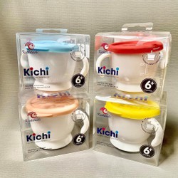 (Tặng Cọ Rửa Ống Hút) Cốc Tập Hút 3 Giai Đoạn Kichilachi Có Vạch Chia 150ml Cho Bé Chất Liệu An Toàn
