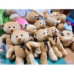 Gấu Bông Teddy Cao 100cm Đeo Nơ Màu Đen Hàng Nhập Khẩu Cao Cấp