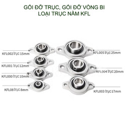 01 Gối đỡ trục vòng bi loại nằm KFL bằng hợp kim chắc chắn, nhiều kích cỡ cho khách lựa chọn