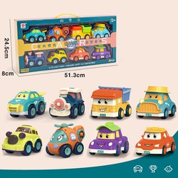 Bộ đồ chơi 8 xe ô tô đội bay siêu đẳng Poli nhiều màu sắc trẻ em