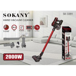 Máy hút bụi cầm tay không dây SOKANY 2000W, dung lượng pin 2000mAh, thời gian hút lâu, hút sạch mọi loại bụi bẩn các ngóc ngách trong gia đình bạn