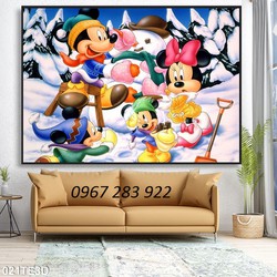 Gạch tường hoạt hình 3d trang trí phòng ngủ
