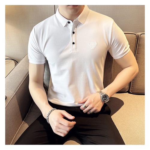 Áo thun nam cổ tròn cotton cao cấp Merriman mã THMTS052 màu đen