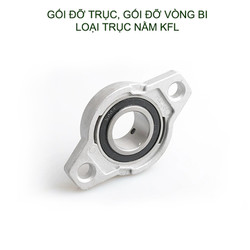 01 Gối đỡ trục vòng bi, loại nằm KFL, bằng hợp kim, có nhiều loại cho khách lựa chọn