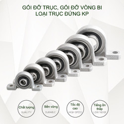 01 Gối đỡ trục, gối đỡ vòng bi loại đứng KP, làm bằng hợp kim chắc chắn