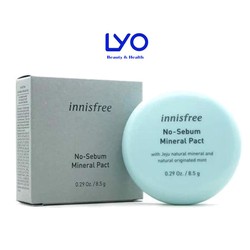Chính hãng Phấn phủ nén kiềm dầu Innisfree no sebum mineral pact 8.5g HQ.
