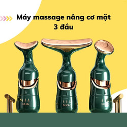 Máy massage nâng cơ mặt 3in1 làm giảm nọng cằm, thư giãn khuôn mặt