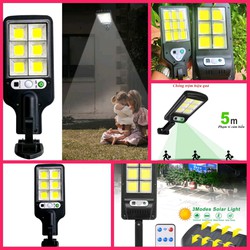 ĐÈN CHIẾU SÁNG CẢM BIẾN TỰ ĐỘNG BẬT NĂNG LƯỢNG MẶT TRỜI CAO CẤP