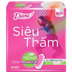 Băng vệ sinh Diana siêu mỏng không cánh 1 gói x 8 miếng