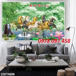 Tranh gạch men mã đáo thành công
