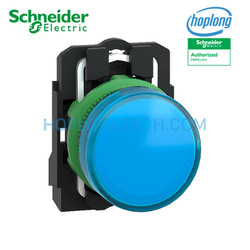 [HÀNG CHÍNH HÃNG] Đèn báo panel tròn XB5AVB6 Schneider - Xanh dương