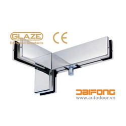 Kẹp đỉnh F trái ,cốt 01 Glaze - Inox 304 bóng Đại Phong Autodoor