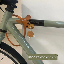 Khóa Xe Đạp Chống Cắt Chú Chó Dễ Thương Dog-Bite-Biscuit DLS