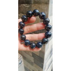 Vòng tay Nam Cao Cấp mới size 15mm đá Giông Bão Pietersite mệnh Thuỷ Mộc màu xanh dương đậm vân xanh dương đậm đen của đá giông bão rất đẹp sang nam đeo tay đẹp đẳng cấp có 3799k ạ