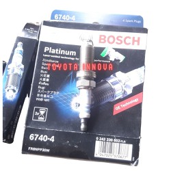 Bugi bạch kim (Platinum), mã sản phẩm FR8NPP30W dành cho Toyota Innova, Ren 14mm dài 84mm