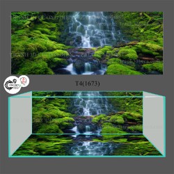 Tranh 3D - phông nền dán hồ cá, bể thuỷ sinh siêu đẹp và nét, có keo sẵn trên bề mặt, có thể in theo kích thước yêu cầu