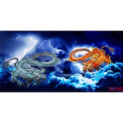 Tranh dán hồ cá 3D ( tấm tranh lưng )