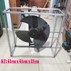 Quạt thông gió khung hộp bền bỉ chạy êm chống nước IP53