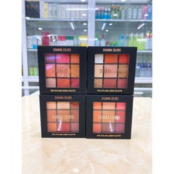 Cam kết Bảng Phấn Mắt & Má Hồng SIVANNA COLORS Epic Eye And Cheek Palette HF4034
