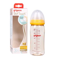 Bình sữa Pigeon PPSU Plus 240ml cổ rộng cao cấp