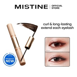 Chính hãng Mascara MISTINE chải cong và dài lông mi lâu trôi chống thấm nước giữ màu lên đến 24 giờ
