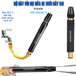Đầu vòi xịt tăng áp mini bằng hợp kim nhôm có siết vòi đi kèm phun nước rửa xe, tưới cây tăng áp đa năng. 206587-4 B Vòi xịt nước tăng áp bằng hợp kim nhôm thông minh rửa xe, tưới cây có đầu xoay thay đổi tia nước tiện lợi .+ tặng cut nối 622-7
