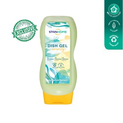 Nước rửa bát chuyên dụng cho máy rửa bát All in One Stanhome DISH GEL Serenity hương Mimosa, bạc hà 720ML - Limited version