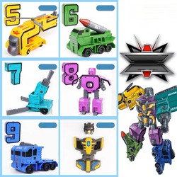 Đồ Chơi Số Robot Biến Hình Thông Minh Cho Bé Yêu